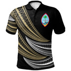 Personalised - Guam Wave Pattern Alternating Polo Shirt Unisex Ver.1