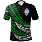 Personalised - Guam Wave Pattern Alternating Polo Shirt Unisex Ver.1
