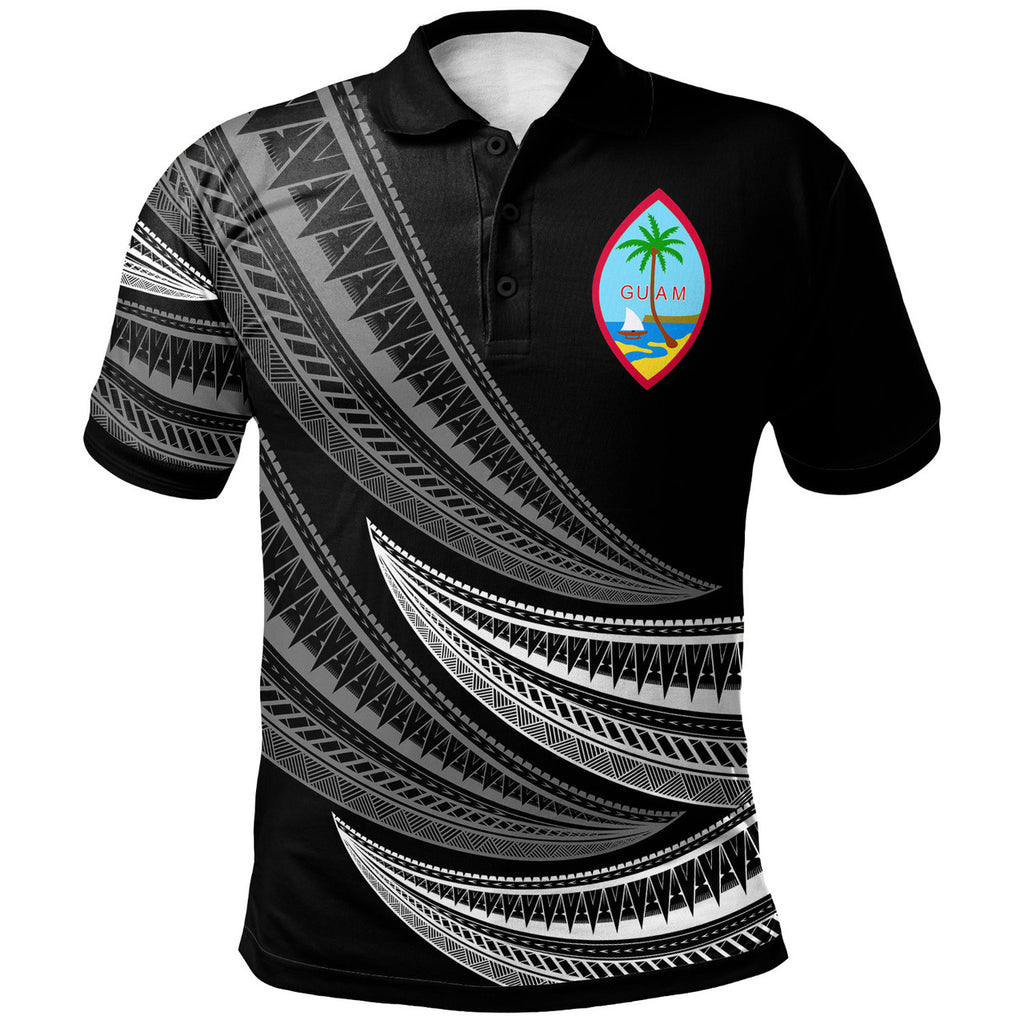 Guam Wave Pattern Alternating Polo Shirt Unisex Ver.2