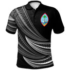 Guam Wave Pattern Alternating Polo Shirt Unisex Ver.2