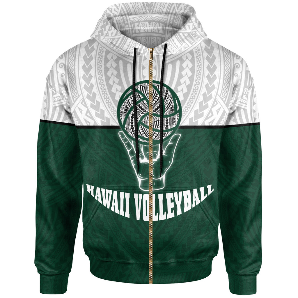 Hawaii Volleyball Polynesian Pattern Hoodie For Men/Women