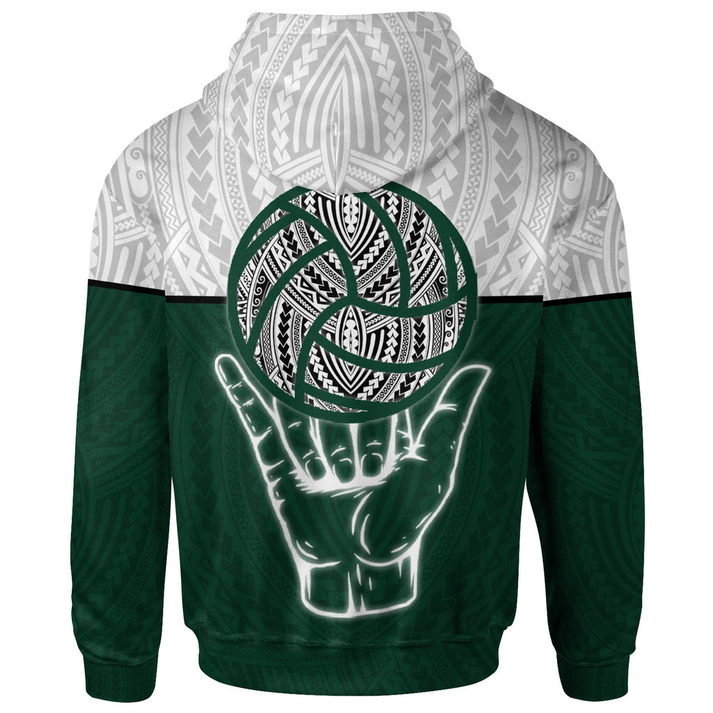 Hawaii Volleyball Polynesian Pattern Hoodie For Men/Women