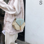 Boho Tassel Straw Crossbody Bag