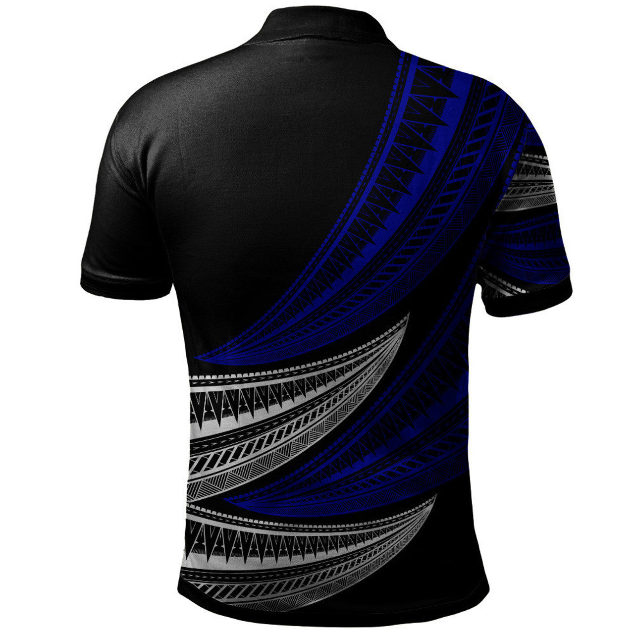 Fiji Wave Pattern Alternating Polo Shirt Unisex Ver.1