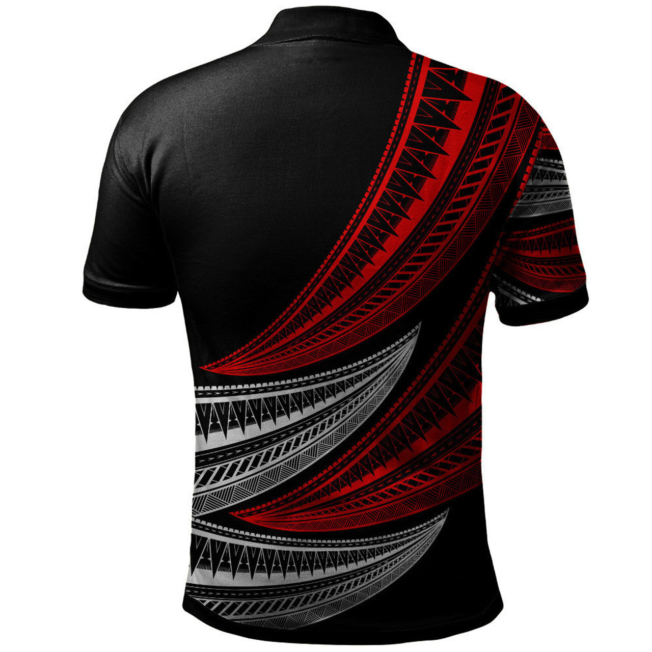 Fiji Wave Pattern Alternating Polo Shirt Unisex Ver.2