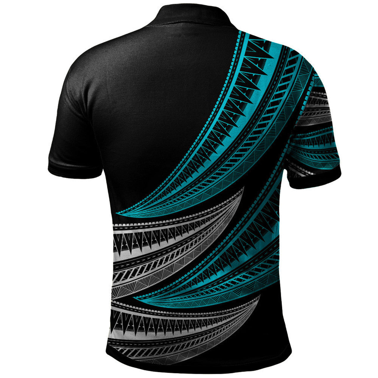 Fiji Wave Pattern Alternating Polo Shirt Unisex Ver.2