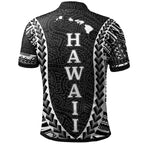 Hawaii Polo Shirt - Polynesian Patterns And Map - AL01