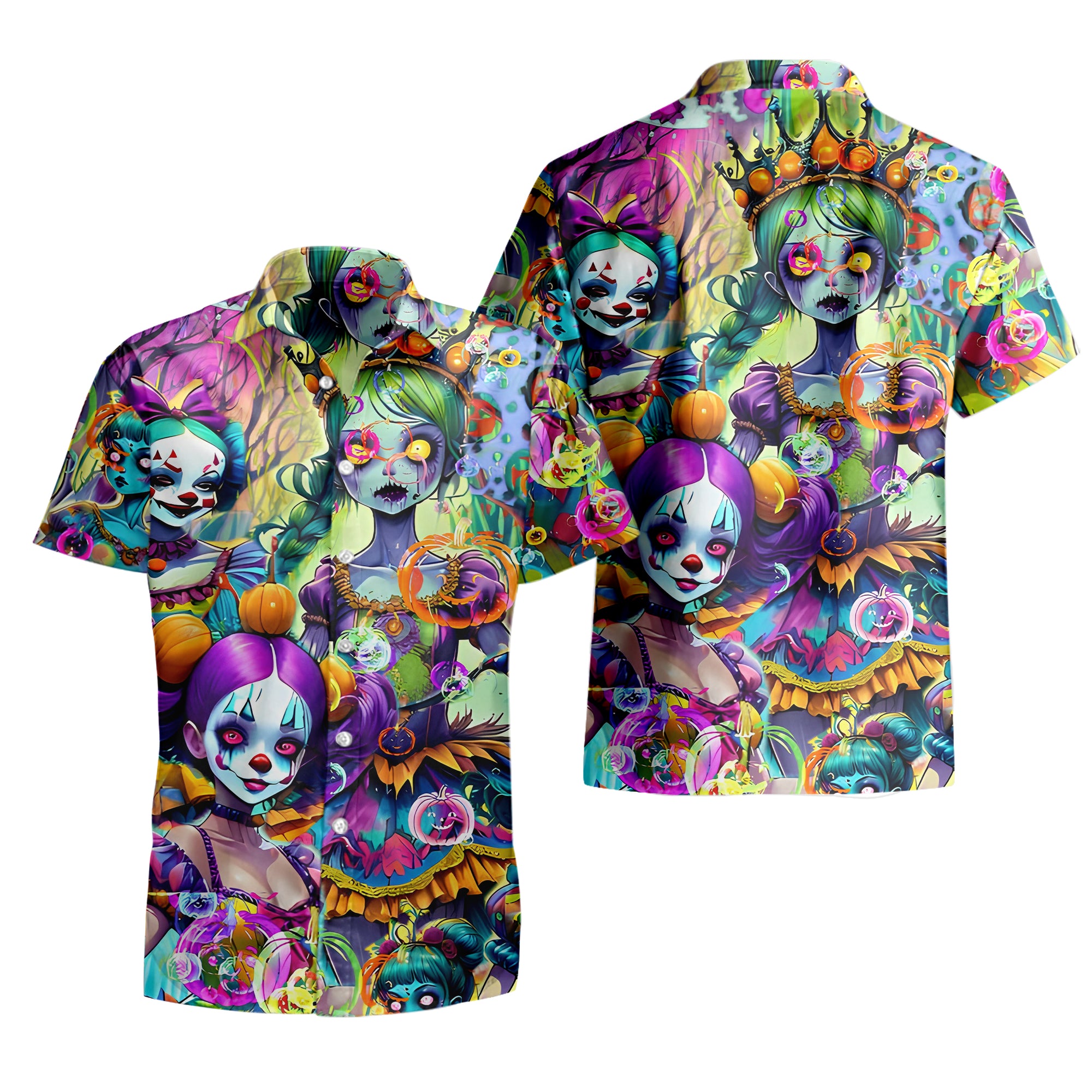 Doll Soul Design Halloween Vibes Hawaiian Shirt - TH02