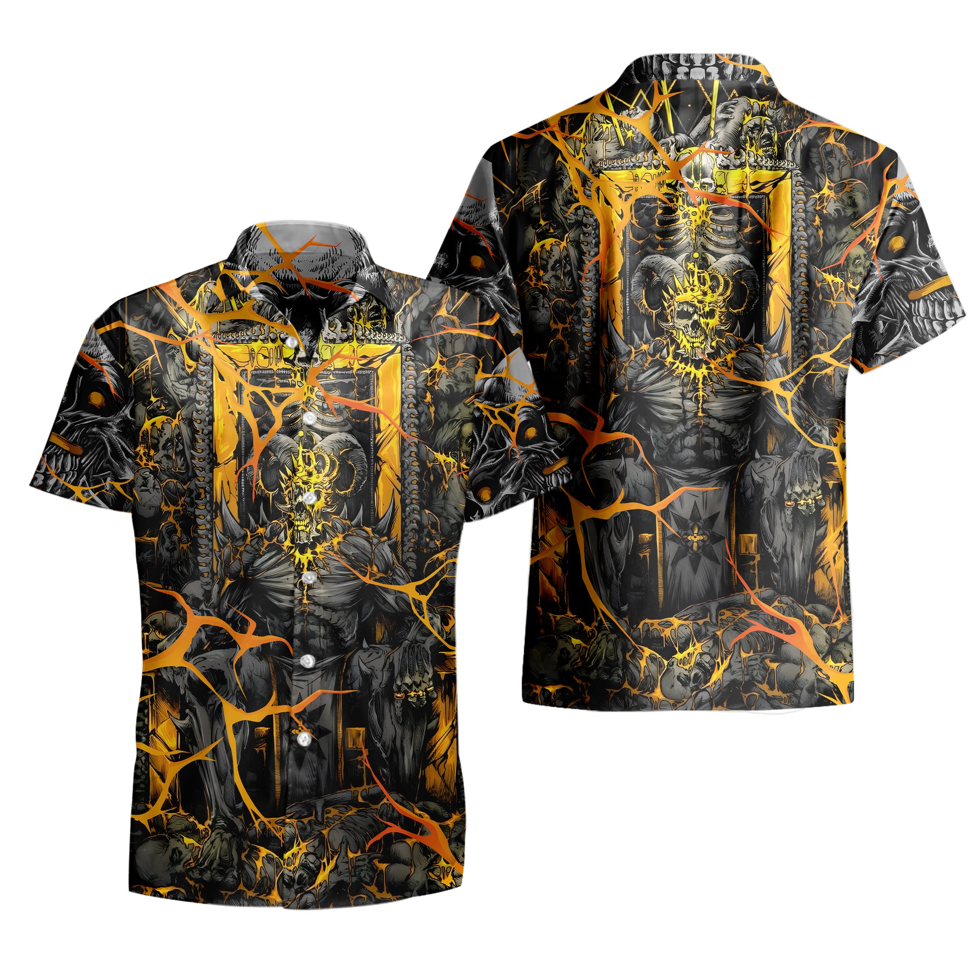 Dark Overlord Design Halloween Vibes Hawaiian Shirt - TH02