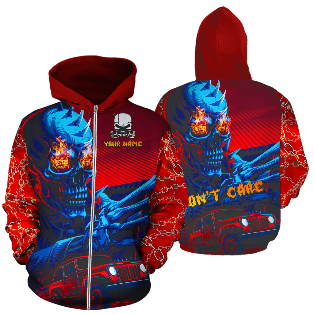 Personalized Jeep Phantom Hell Rider Hoodie