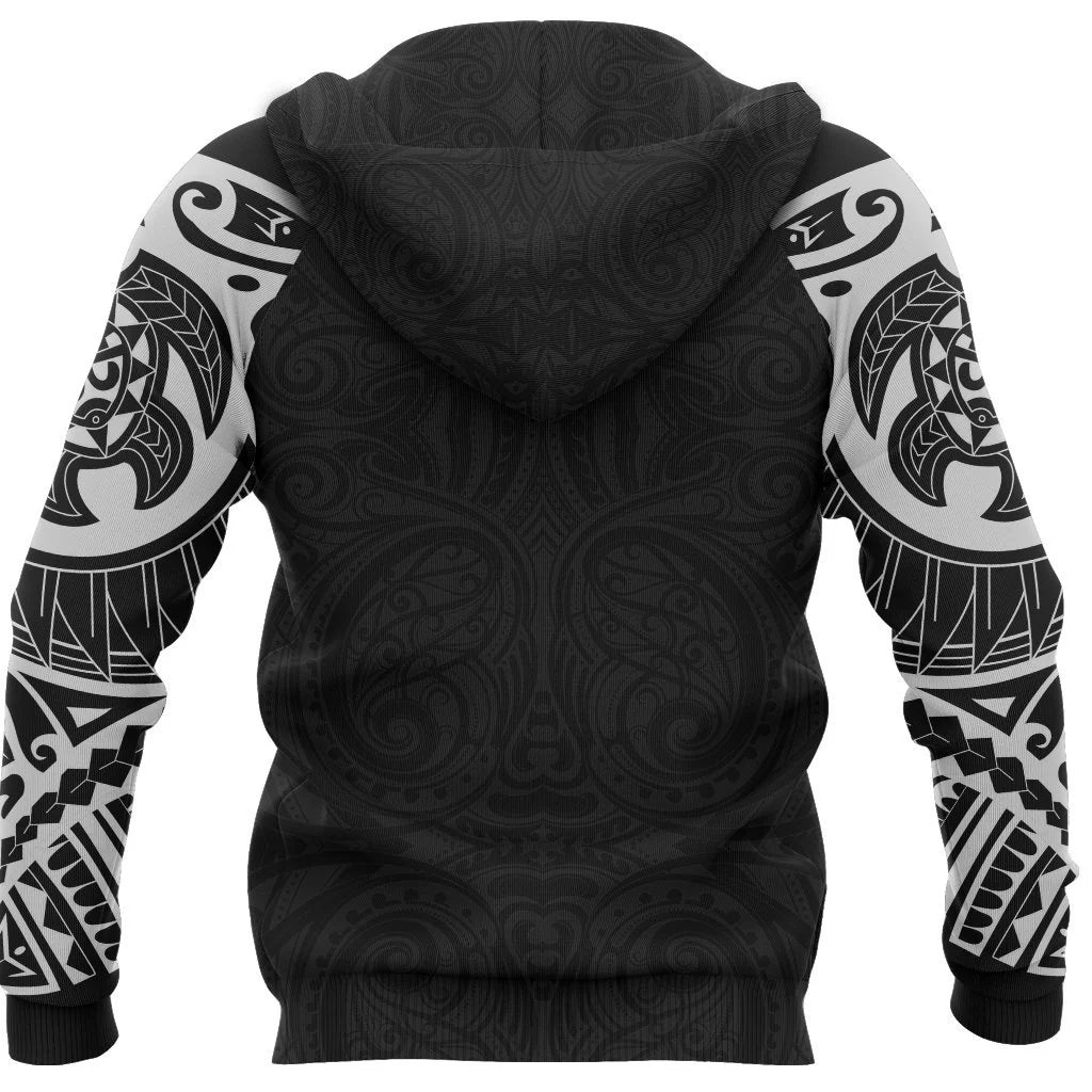 New Zealand Taumutu Maori Tattoo Hoodie Unisex