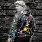 Painted Pain Design Halloween Vibes Hoodie - TH02