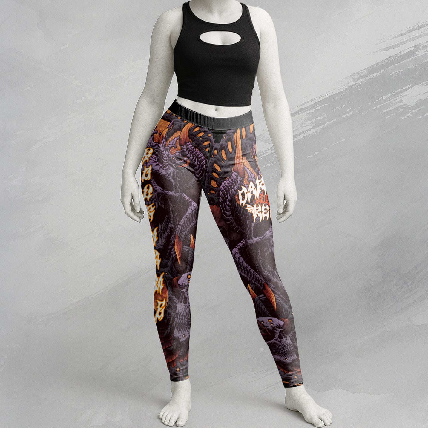 Personalised Darkness Reborn Design Halloween Vibes Legging - TH02