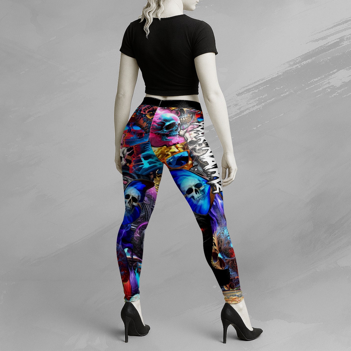 Personalised Lethal Beauty Design Halloween Vibes Legging - TH02