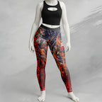Personalised Servant Of Satan Design Halloween Vibes Legging - TH02