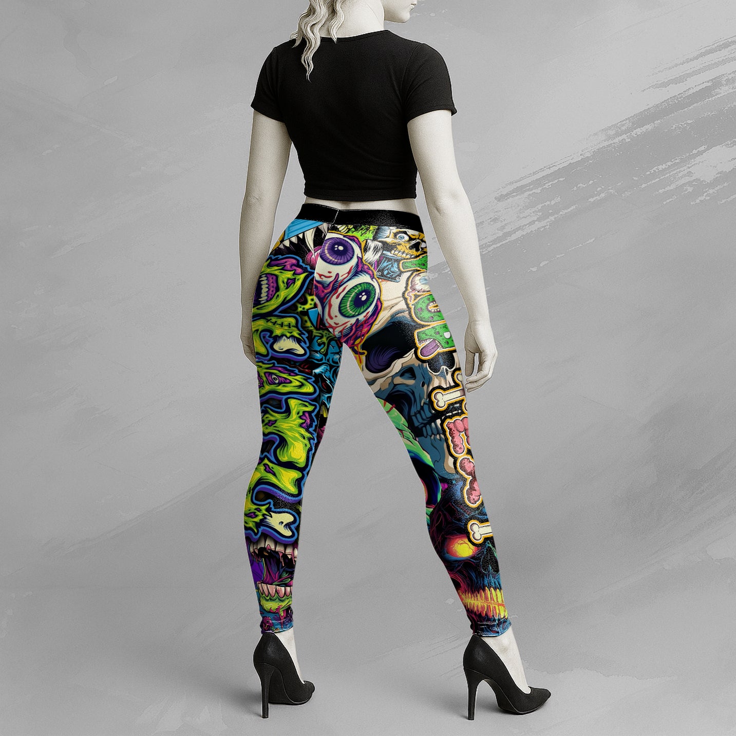 Personalised Death Is Only The Beginning Design Halloween Vibes Legging - TH02