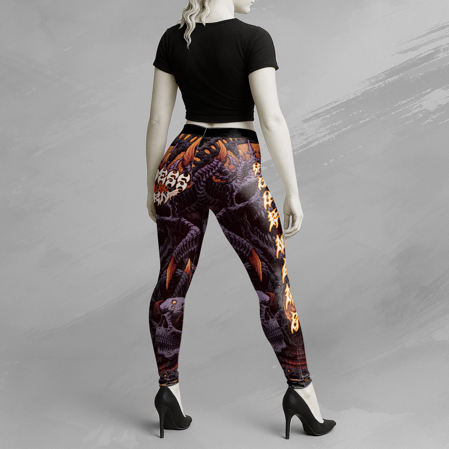 Personalised Darkness Reborn Design Halloween Vibes Legging - TH02