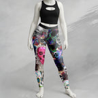 Skull Art Design Halloween Vibes Legging - TH02