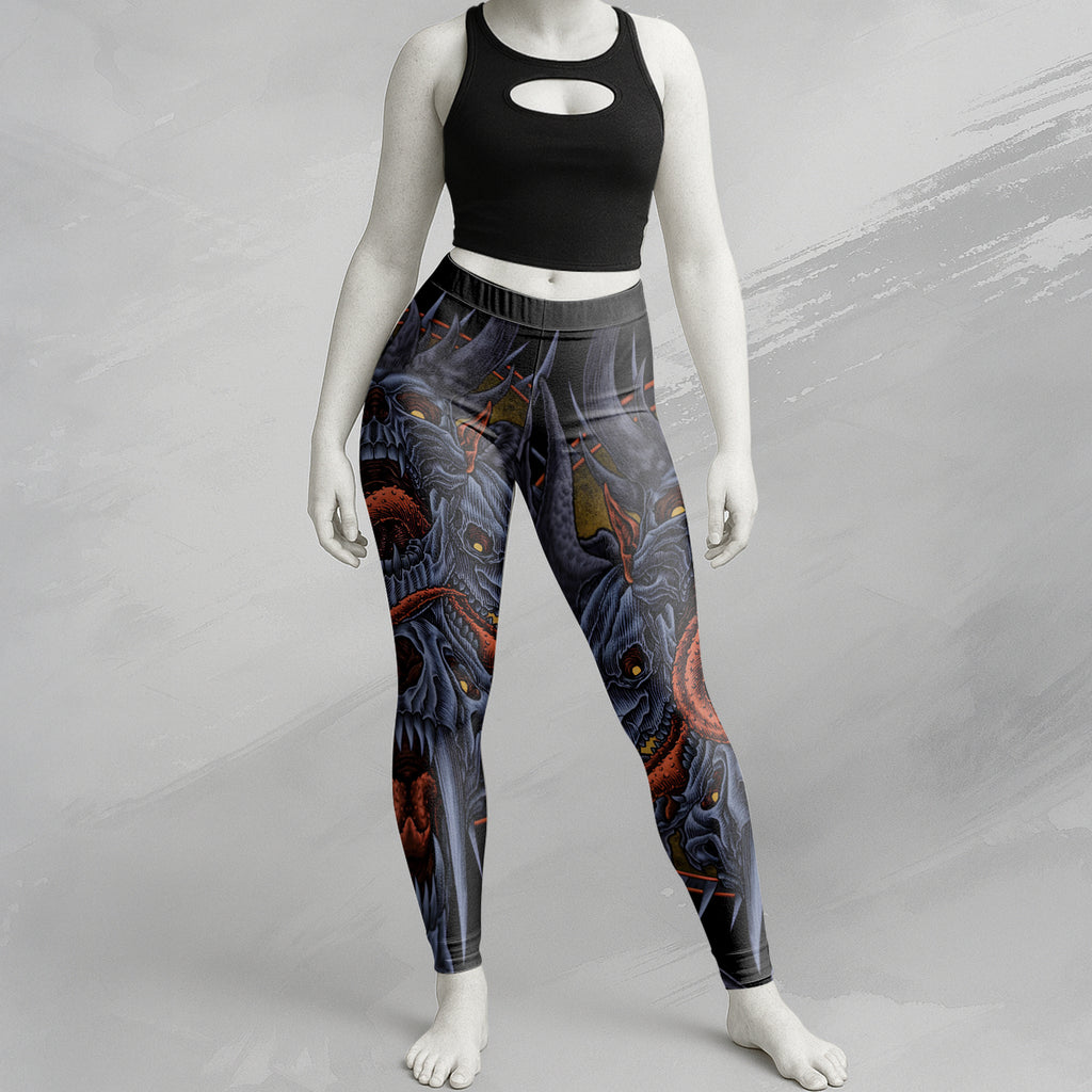 Monster Origin Design Halloween Vibes Legging - TH02