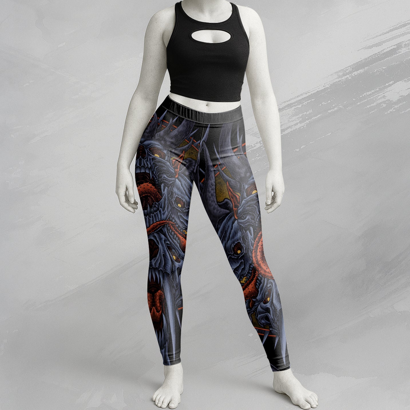 Monster Origin Design Halloween Vibes Legging - TH02
