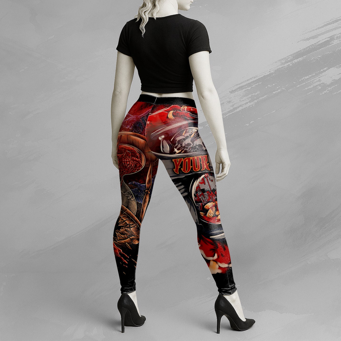 Personalised Time Of Fate Design Halloween Vibes Legging - TH02