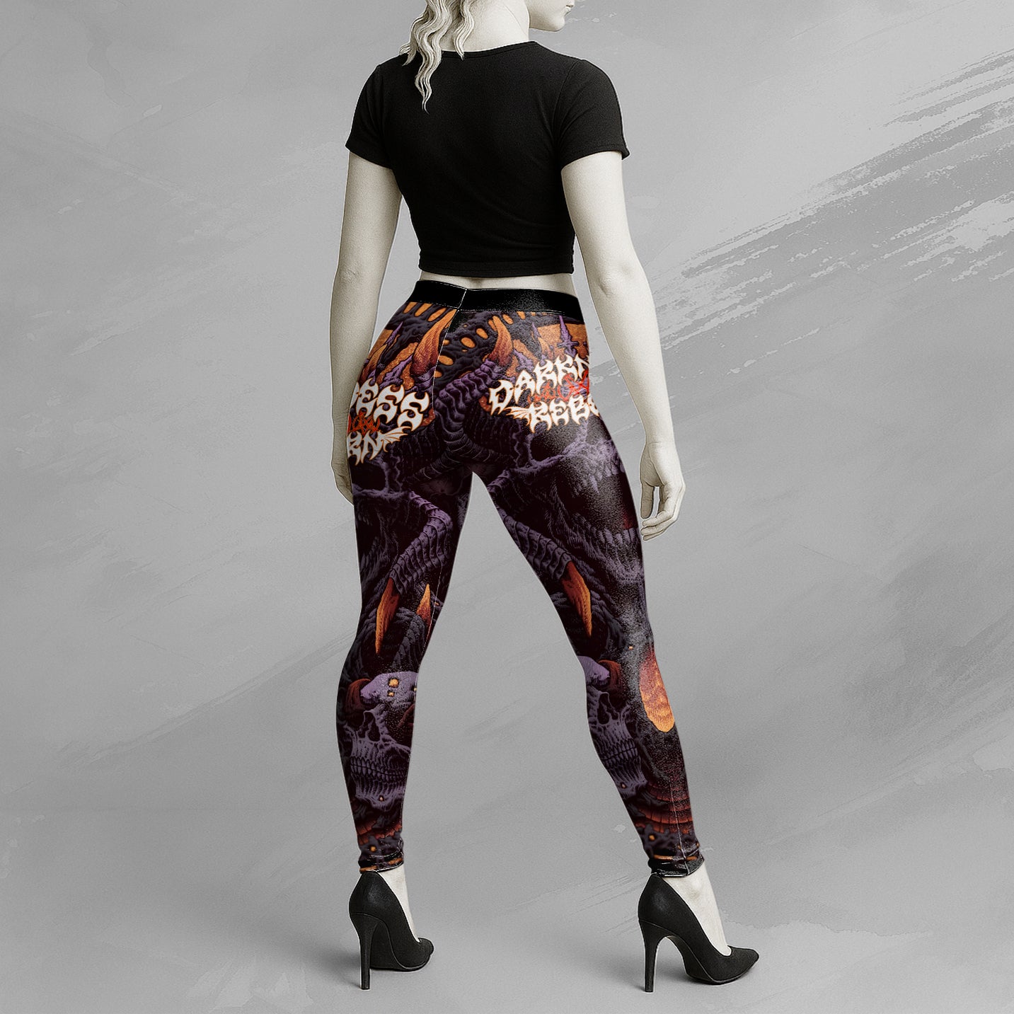 Darkness Reborn Design Halloween Vibes Legging - TH02