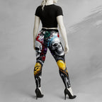 Painted Pain Design Halloween Vibes Legging - TH02