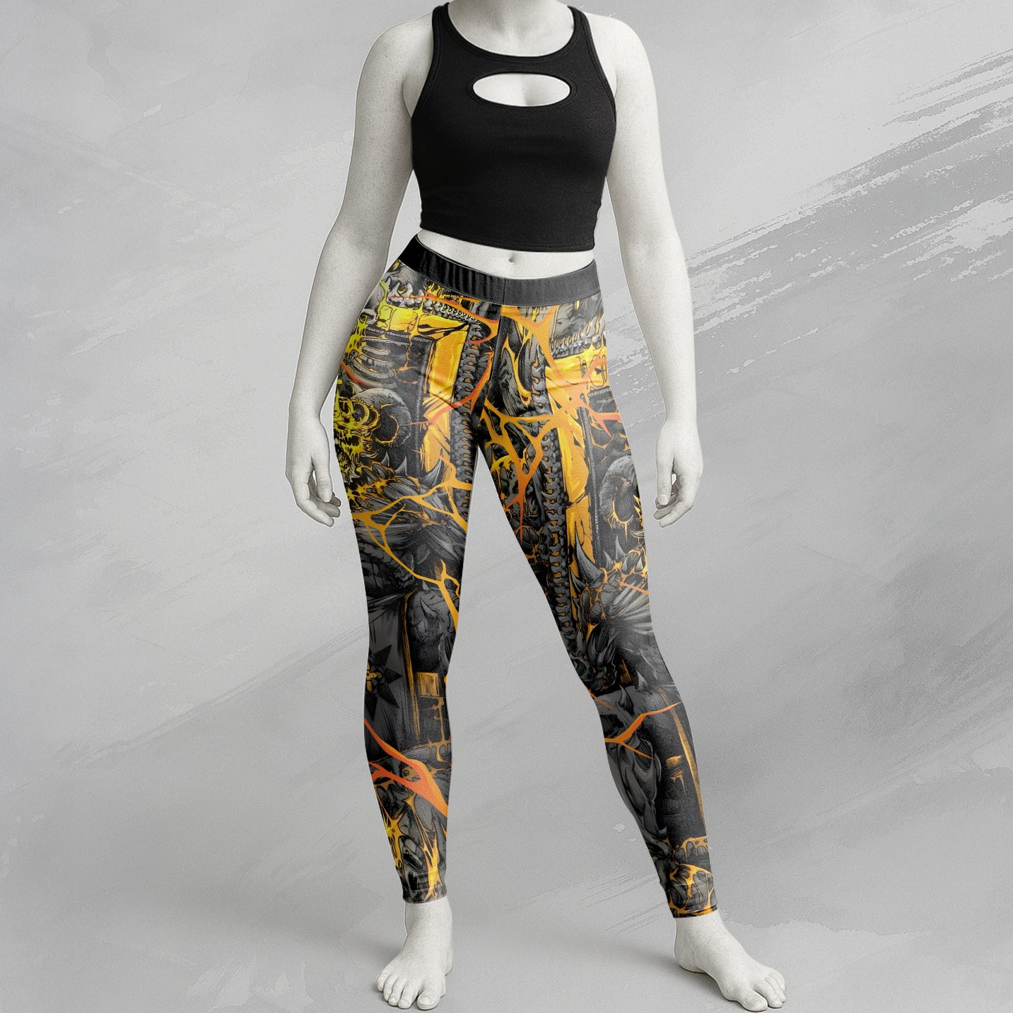Dark Overlord Design Halloween Vibes Legging - TH02
