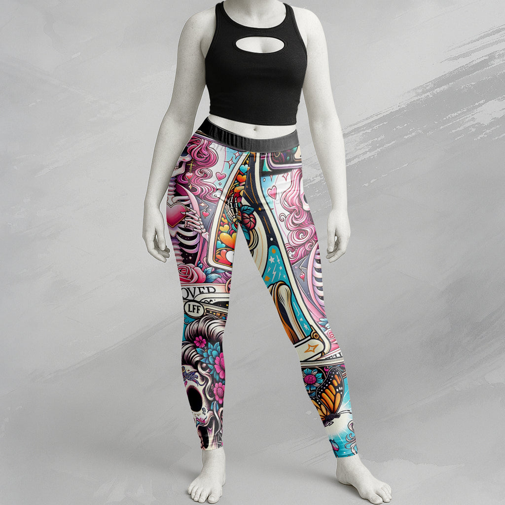 Skullgirls Design Halloween Vibes Legging - TH02