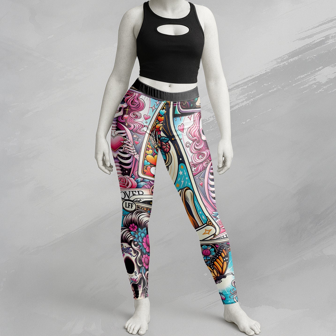 Skullgirls Design Halloween Vibes Legging - TH02