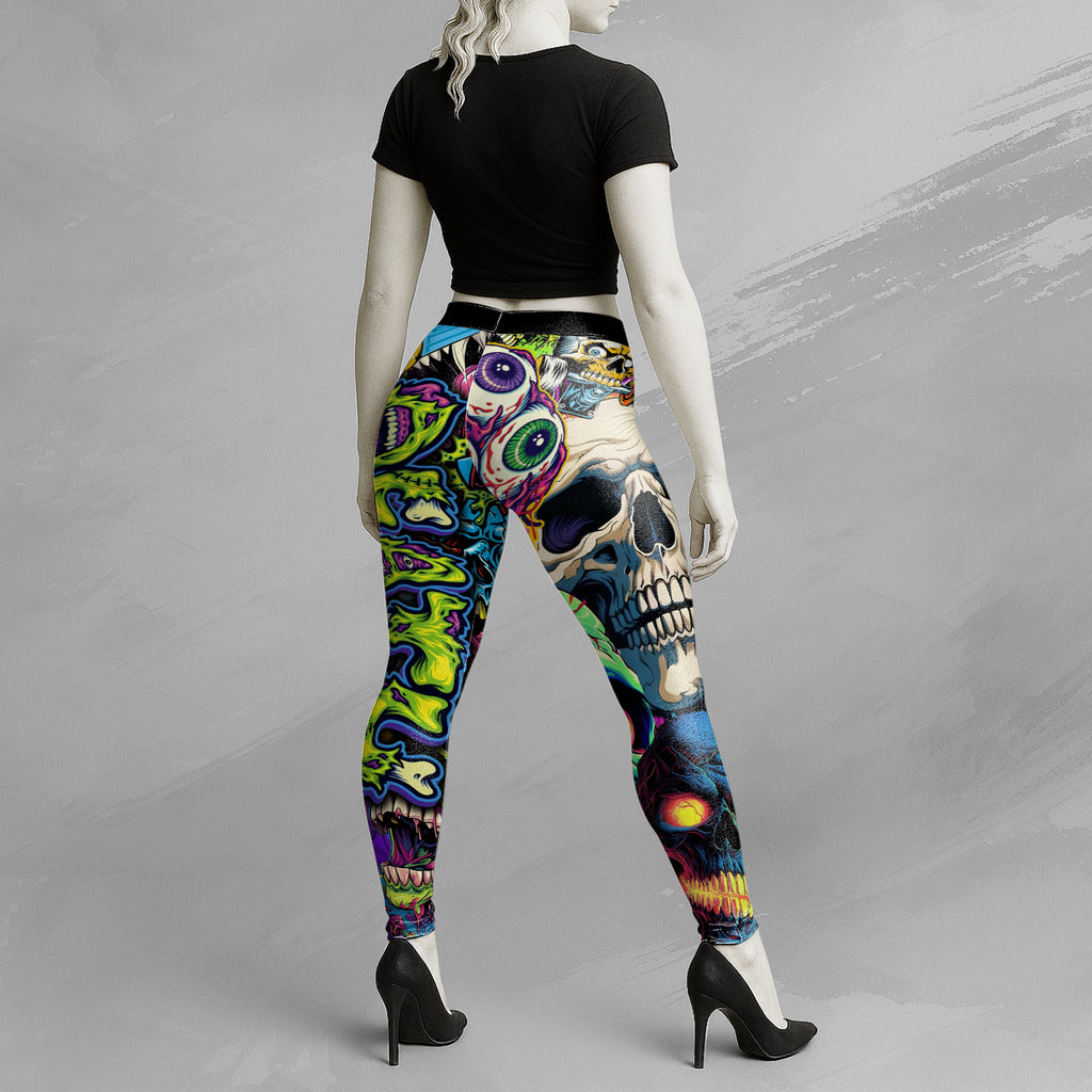 Death Is Only The Beginning Design Halloween Vibes Legging - TH02