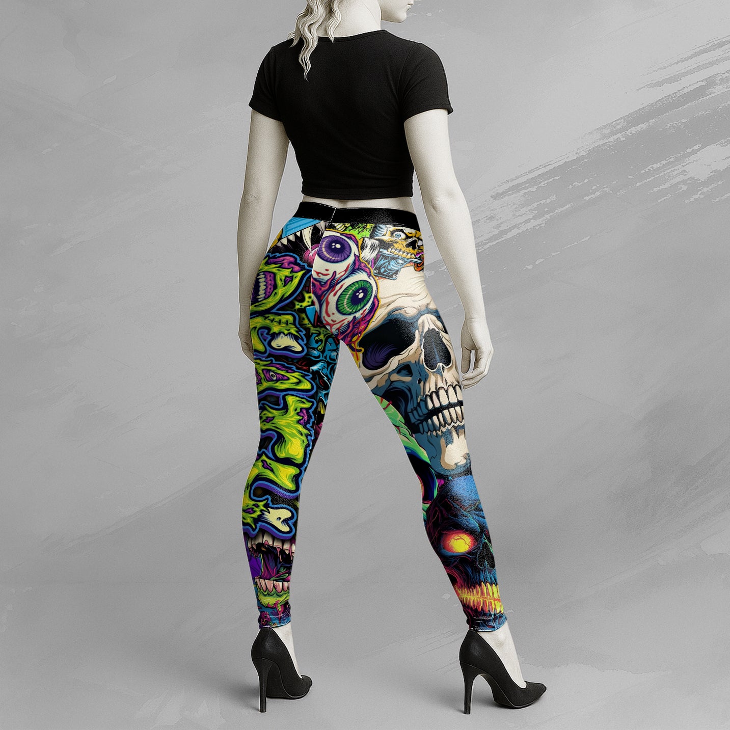 Death Is Only The Beginning Design Halloween Vibes Legging - TH02