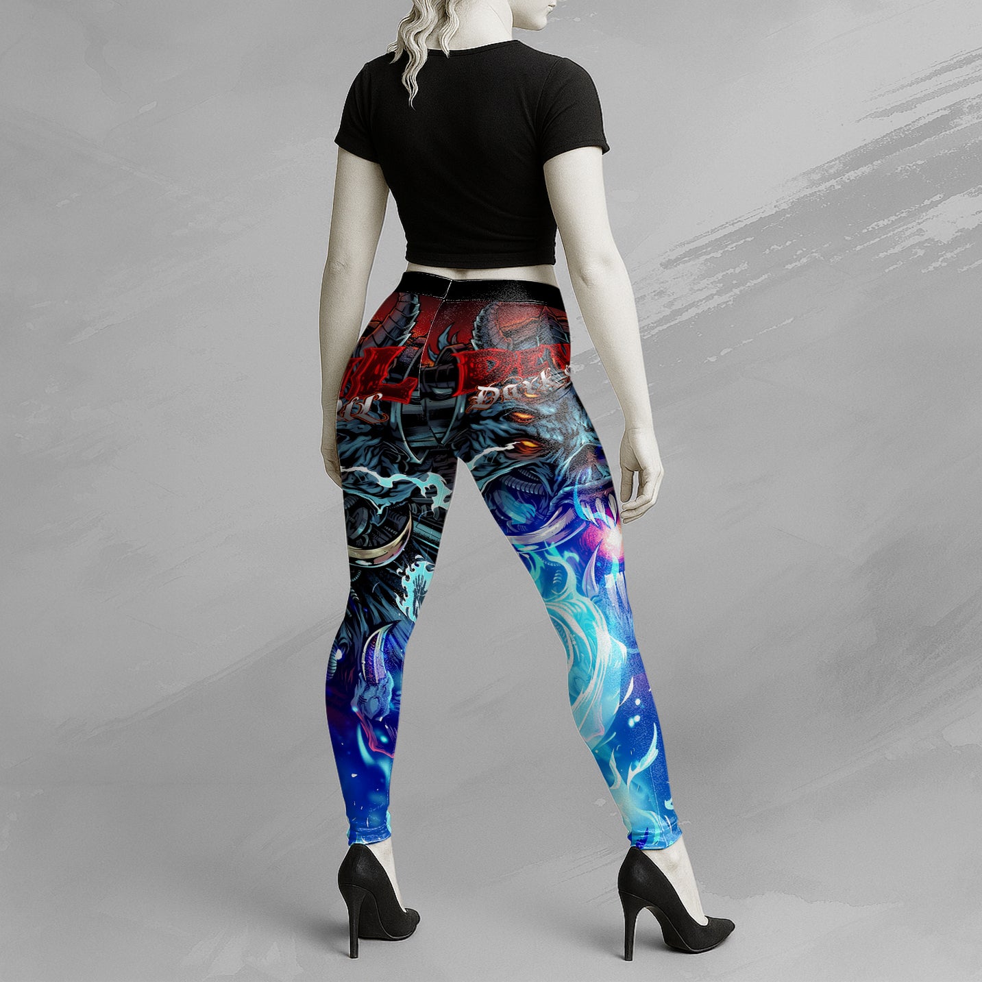 Devil Dark Soul Design Halloween Vibes Legging - TH02