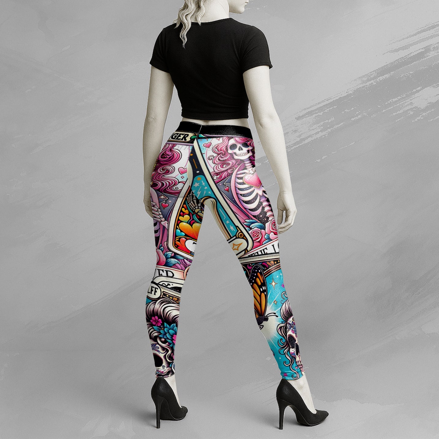 Skullgirls Design Halloween Vibes Legging - TH02