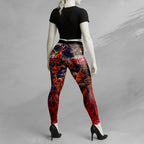 Servant Of Satan Design Halloween Vibes Legging - TH02