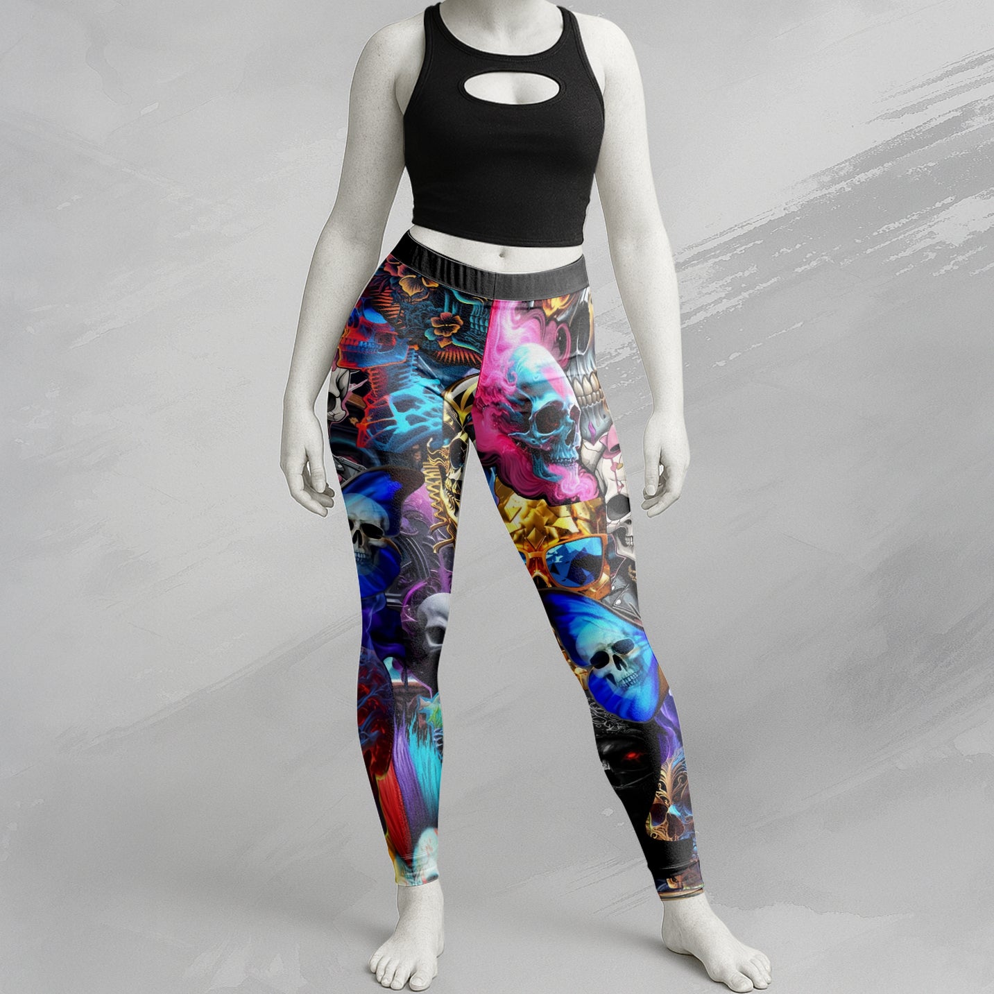 Lethal Beauty Design Halloween Vibes Legging - TH02