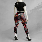 Baphomet Design Halloween Vibes Legging - TH02