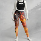 Personalised Inferno Reaper Design Halloween Vibes Legging - TH02