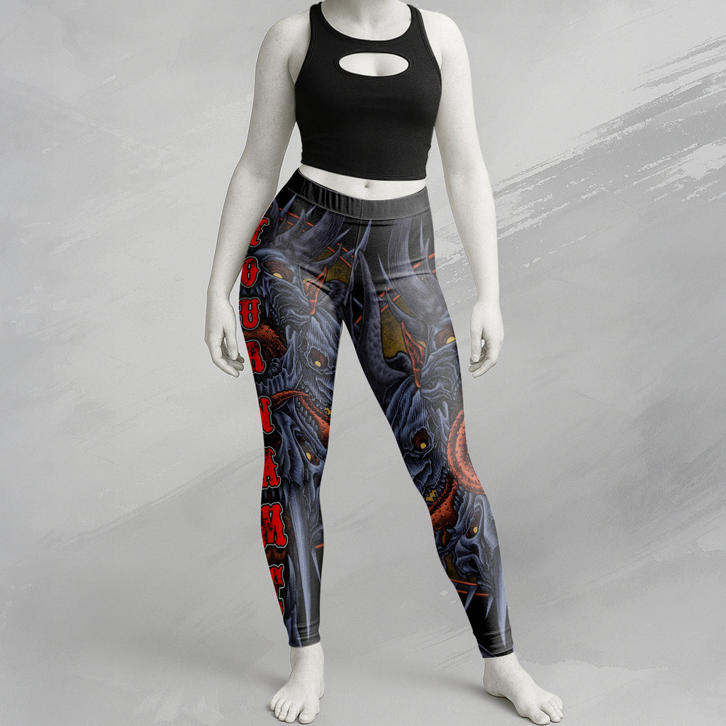 Personalised Monster Origin Design Halloween Vibes Legging - TH02