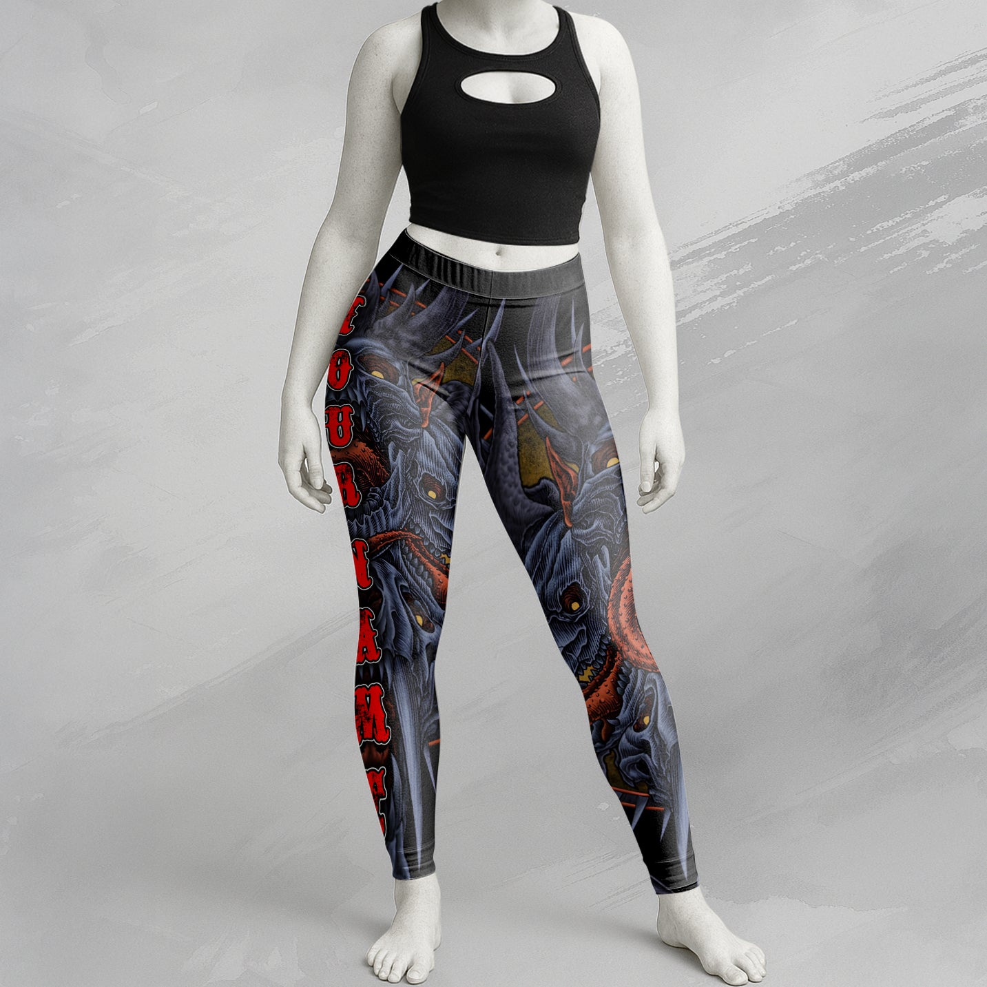 Personalised Monster Origin Design Halloween Vibes Legging - TH02