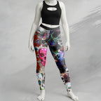 Personalised Skull Art Design Halloween Vibes Legging - TH02