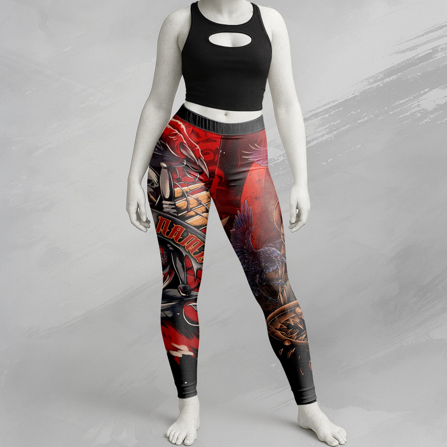 Personalised Time Of Fate Design Halloween Vibes Legging - TH02