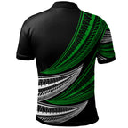 Tonga Custom Personalised Polo Shirt - Wave Pattern Alternating - AL01