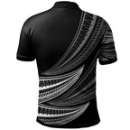 Tonga Custom Personalised Polo Shirt - Wave Pattern Alternating - AL01