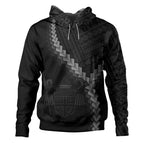 Fiji Coat Of Arm Polynesian Tattoo Style Hoodie Unisex