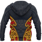 Personalized - New Zealand Aotearoa Blue Tattoo Hoodie Unisex