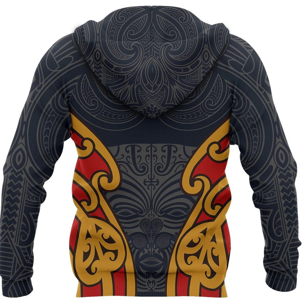 Personalized - New Zealand Aotearoa Blue Tattoo Hoodie Unisex