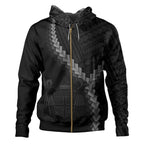Fiji Coat Of Arm Polynesian Tattoo Style Hoodie Unisex