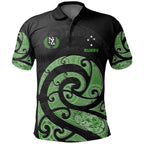New Zealand Maori Kirituhi Rugby Tattoo Polo Shirt Unisex