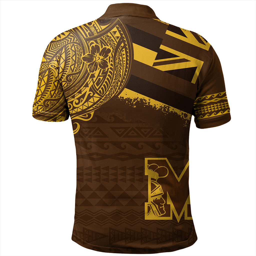 Hawaii Mililani High School With Crest Style Polo Shirt Unisex